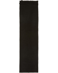 Мужской черный шерстяной шарф от Damir Doma