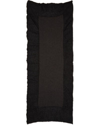 Мужской черный шерстяной шарф от Stephan Schneider