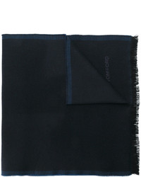 Мужской черный шерстяной шарф от Tom Ford