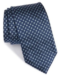Шелковый галстук с геометрическим рисунком