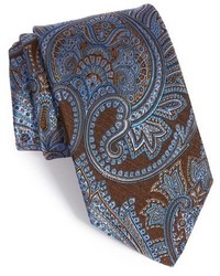 Шелковый галстук с "огурцами"