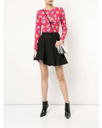 Ярко-розовая блуза на пуговицах с принтом от Hysteric Glamour