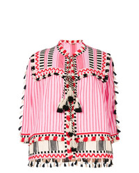 Ярко-розовая блузка с длинным рукавом с вышивкой от Dodo Bar Or
