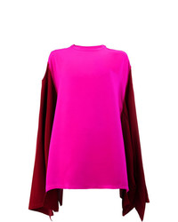 Ярко-розовая блузка с длинным рукавом от Koché