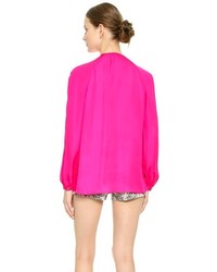 Ярко-розовая блузка с длинным рукавом от Tamara Mellon