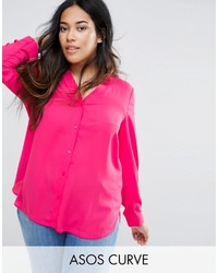 Ярко-розовая блузка от Asos