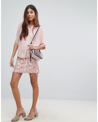 Ярко-розовая блузка от Louche