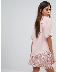 Ярко-розовая блузка от Louche