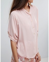 Ярко-розовая блузка от Louche