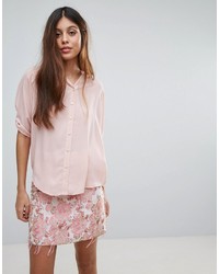 Ярко-розовая блузка от Louche