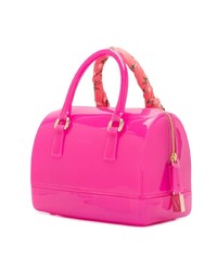 Ярко-розовая большая сумка от Furla