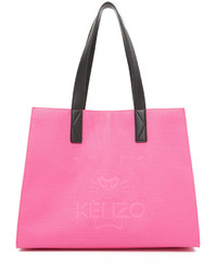 Ярко-розовая большая сумка от Kenzo
