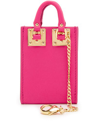 Ярко-розовая большая сумка от Sophie Hulme