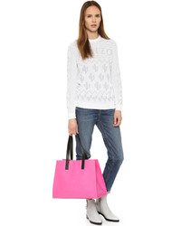 Ярко-розовая большая сумка от Kenzo