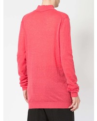 Мужская ярко-розовая водолазка от Ann Demeulemeester