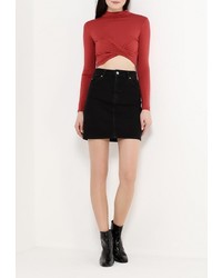 Женская ярко-розовая водолазка от Topshop