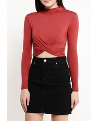 Женская ярко-розовая водолазка от Topshop