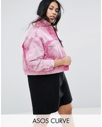 Женская ярко-розовая джинсовая куртка от Asos