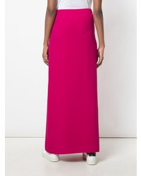 Ярко-розовая длинная юбка от P.A.R.O.S.H.