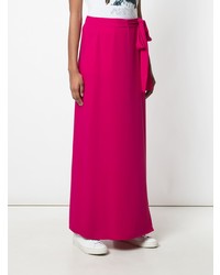 Ярко-розовая длинная юбка от P.A.R.O.S.H.