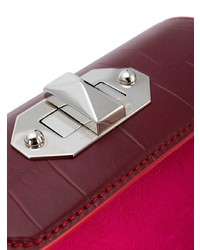 Ярко-розовая замшевая сумка через плечо от Alexander McQueen