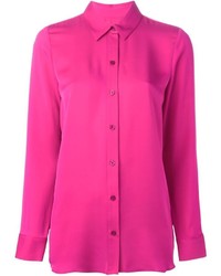 Женская ярко-розовая классическая рубашка от MICHAEL Michael Kors