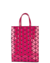 Ярко-розовая кожаная большая сумка от Bao Bao Issey Miyake
