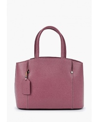 Ярко-розовая кожаная большая сумка от Lisa Minardi