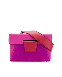 Ярко-розовая кожаная поясная сумка от Yuzefi