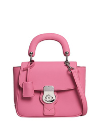 Ярко-розовая кожаная сумка-саквояж от Burberry