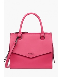Ярко-розовая кожаная сумка-саквояж от Fiorelli