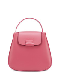 Ярко-розовая кожаная сумка-саквояж от Nico Giani