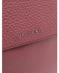 Ярко-розовая кожаная сумка-саквояж от Orciani