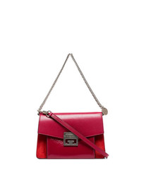 Ярко-розовая кожаная сумка через плечо от Givenchy