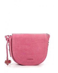 Ярко-розовая кожаная сумка через плечо от Labbra
