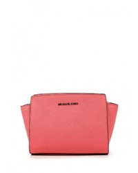 Ярко-розовая кожаная сумка через плечо от MICHAEL Michael Kors