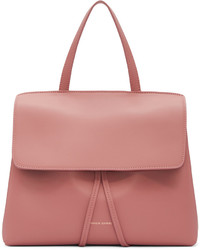 Женская ярко-розовая кожаная сумка от Mansur Gavriel