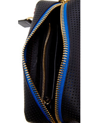 Женская ярко-розовая кожаная сумка от Kenzo