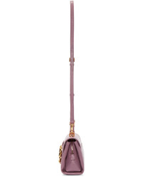 Женская ярко-розовая кожаная сумка от Dolce & Gabbana