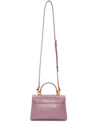 Женская ярко-розовая кожаная сумка от Dolce & Gabbana