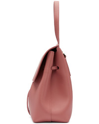 Женская ярко-розовая кожаная сумка от Mansur Gavriel