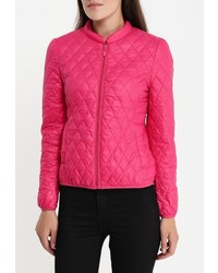 Женская ярко-розовая куртка-пуховик от B.Style
