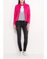 Женская ярко-розовая куртка-пуховик от B.Style