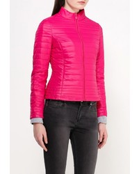 Женская ярко-розовая куртка-пуховик от B.Style