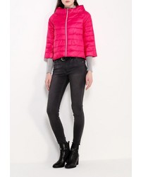 Женская ярко-розовая куртка-пуховик от B.Style