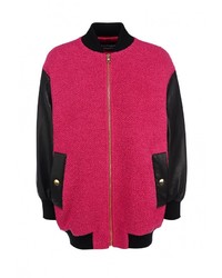 Женская ярко-розовая куртка-пуховик от Boutique Moschino