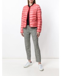 Женская ярко-розовая куртка-пуховик от Moncler