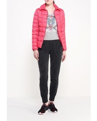 Женская ярко-розовая куртка-пуховик от Grishko