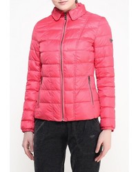Женская ярко-розовая куртка-пуховик от Grishko