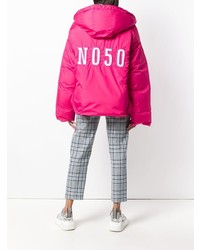 Женская ярко-розовая куртка-пуховик от Khrisjoy